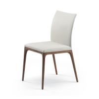 Arcadia beech and leather chair by Cattelan
