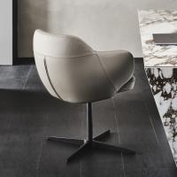 View from the back of the Bombè X by Cattelan chair