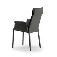 Isabel chair with high back and armrests