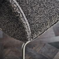 Close-up of the stitching on the Tina chair