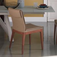 Tosca chair with wooden frame 