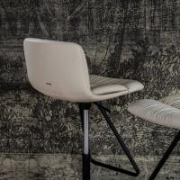 Detail of the back of Axel stool by Cattelan