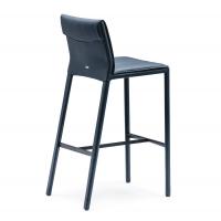 Isabel modern snack bar stool by Cattelan covered in atlantic leather 956