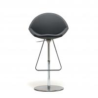 View of the front of the Kiss stool by Cattelan