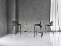 Norma by Cattelan upholstered stool in different available models