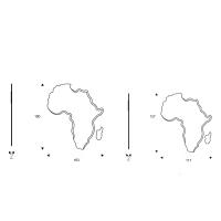 Measurements of the Africa mirror by Cattelan