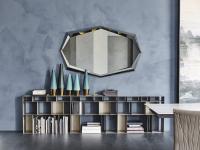 Emerald design mirror by Cattelan - shaped rectangular model