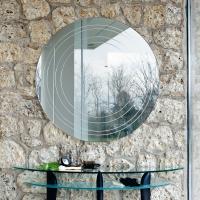 Ring engraved round mirror by Cattelan 