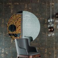 Ring mirror with Apollo lamp by Cattelan 
