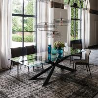 Mapoon vintage faded rug by Cattelan, with Spyder table by Cattelan