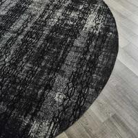 Mumbai rug with abstract pattern, round model