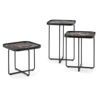 Benny metal and ceramic occasional table by Cattelan, in 3 different heights for creative compositions
