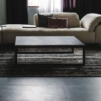 Kitano coffee table by Cattelan in the low rectangular model for a sofa front positioning