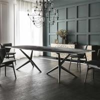 Atlantis CrystalArt design dining table by Cattelan