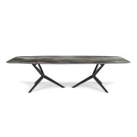 Atlantis table by Cattelan with top in CrystalArt CY02