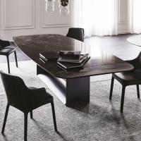 Dragon by Cattelan dining table with ceramic top (finish not available)