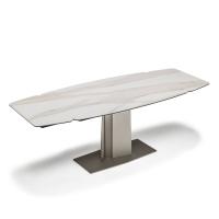 Duffy table with Keramik stone top - open