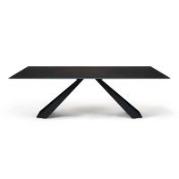Eliot table by Cattelan with glass top