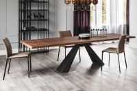 Eliot rectangular extending table by Cattelan in Canaletto walnut