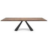 Eliot rectangular extending table by Cattelan 