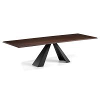 Eliot rectangular extending table by Cattelan