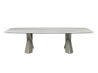 Mad Max by Cattelan table with Keramik top and simple edge
