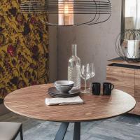 Roger table by Cattelan: Canaletto walnut top 