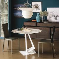Roger round table with Keramik stone top 