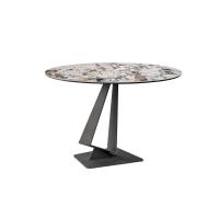 Roger table by Cattelan - Keramik stone top in KM11 Makalu Marble