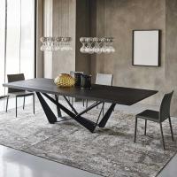 Skorpio rectangular table by Cattelan available in different sizes and finishes