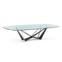 Skorpio living room table by Cattelan with glass top