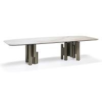 Skyline table by Cattelan available in various finishes or keramik stone