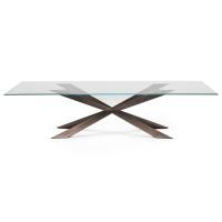 Spyder glass table by Cattelan