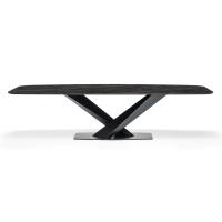 Stratos table by Cattelan with marble effect Keramik top