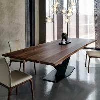 Stratos table by Cattelan with irregular edges