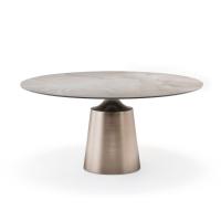 Round table Yoda by Cattelan with keramik stone top