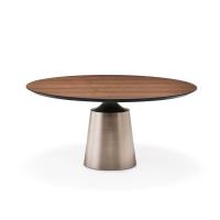 Round table Yoda by Cattelan with wooden top