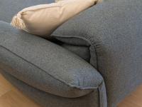 Folding sofa armrest detail