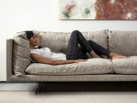 Seating proportions and ergonomics of the Aker sofa