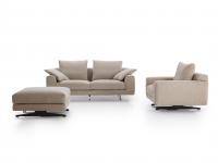 Arren sofa with matching armchair and ottoman