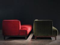 Greg sofa by Borzalino available in 2 depths, cm 98 and 88