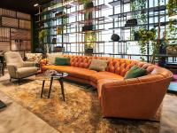 New Kap modern handcrafted chesterfield sofa by Borzalino