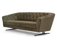 New Kap linear leather sofa, by Borzalino