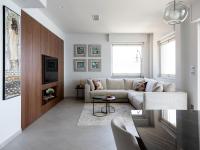 Modern living room of a beach house with Clive sofa - customer photo