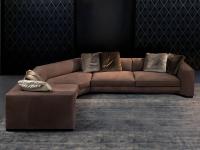 Franklin low-back handcrafted corner sofa
