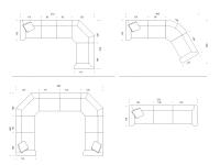 Franklin sofa - examples of compositions