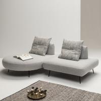 Modern sofa with mobile backrests Island