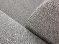 Detail of the backrest stitching to match the Beat Ringo 010 textured fabric cover