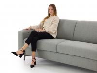 Example of seating and seat proportions on the William sofa bed with removable fabric cover