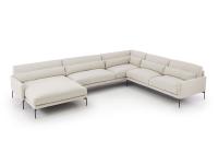 Maxime sofa in a large corner composition of 392 x 294 cm with a peninsula